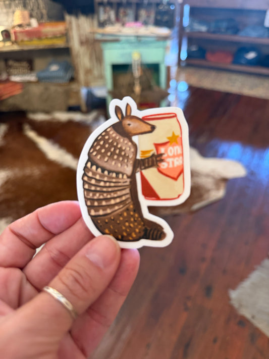 Armadillo sticker
