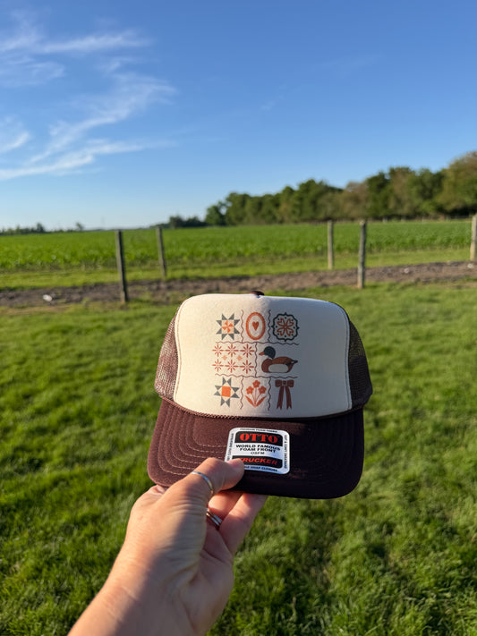 Cottage core trucker