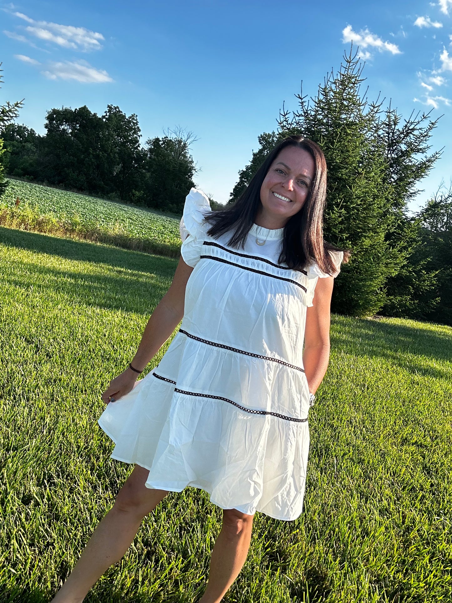 White out dress