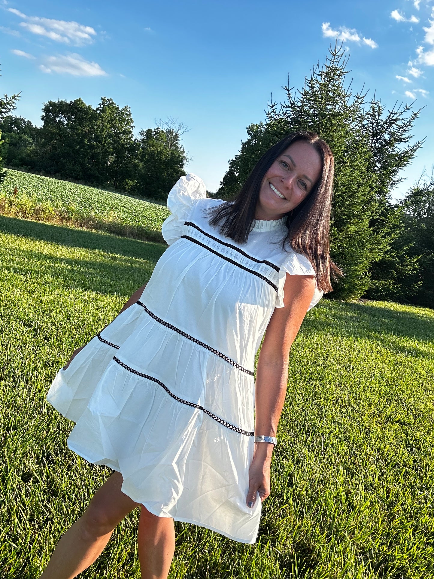 White out dress