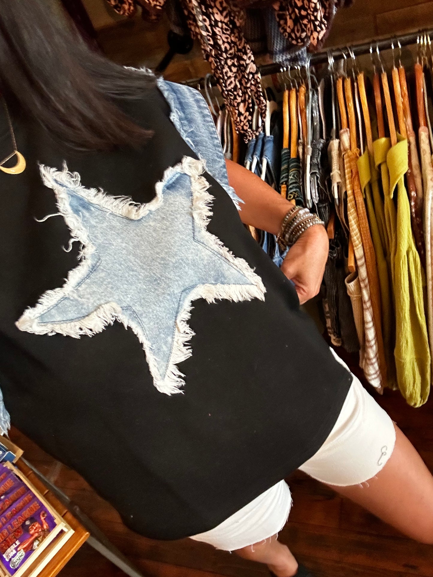 Denim Fourth Top