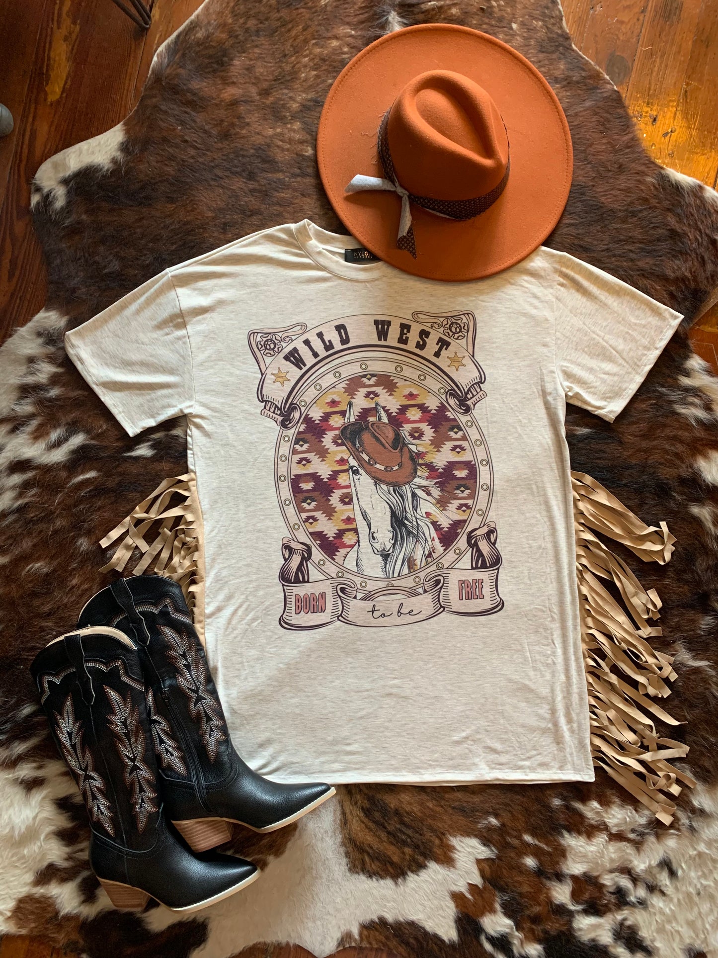 Western tee dress