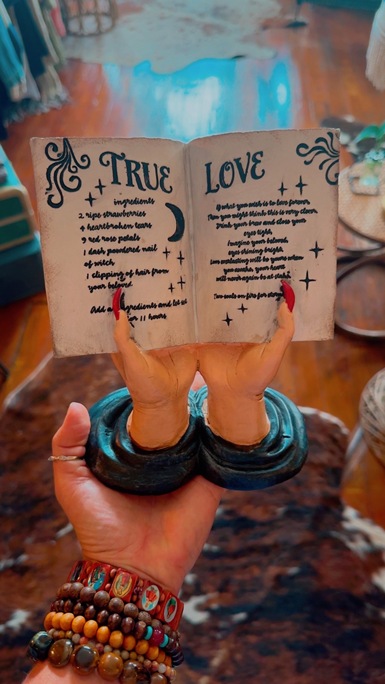 Spell book decor