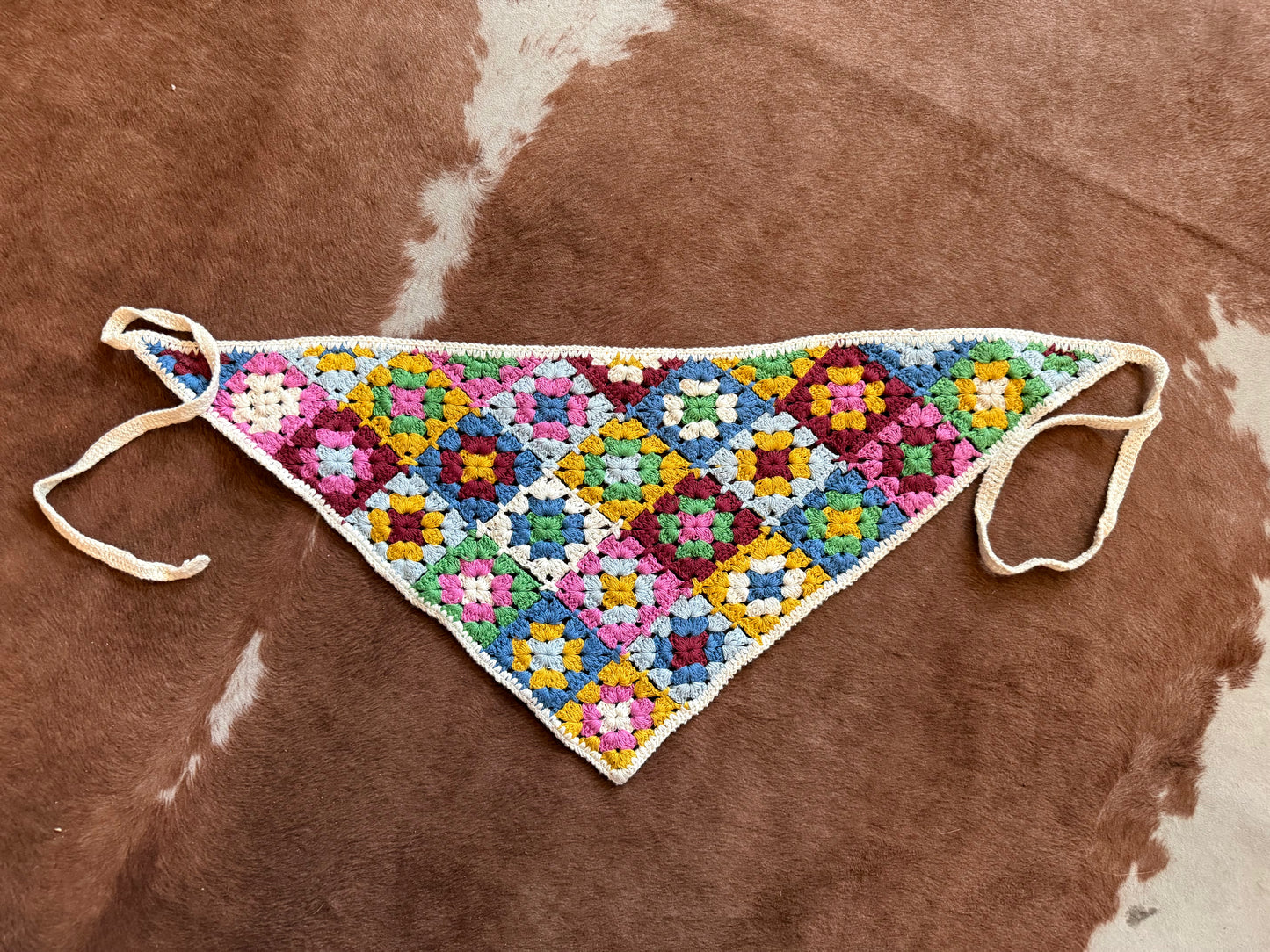 Sister golden hair scarf