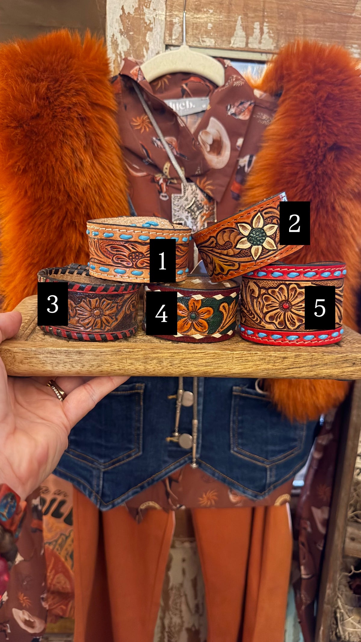 Whipstitch Cuffs