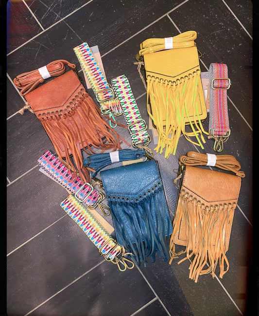 Scarlet Fringe Crossbody