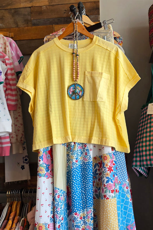 Sunbeam Textured Top