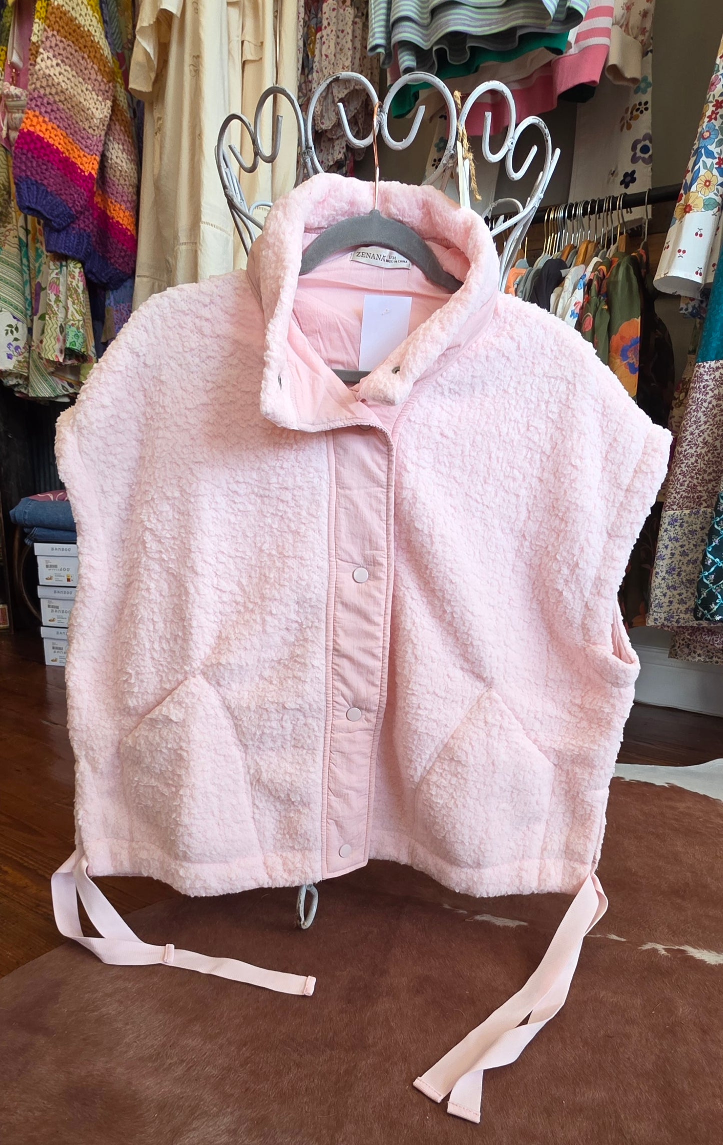 Pink Prairies Vest