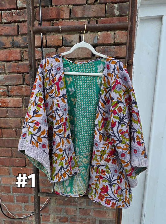 Kantha Cardigan