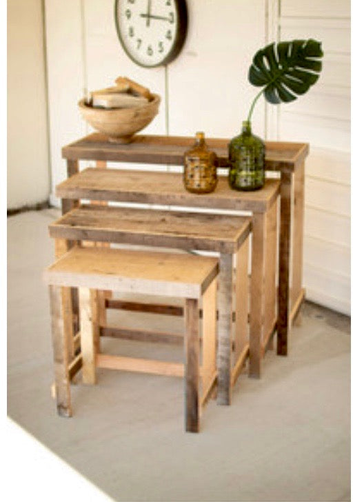 Nesting Wood Tables