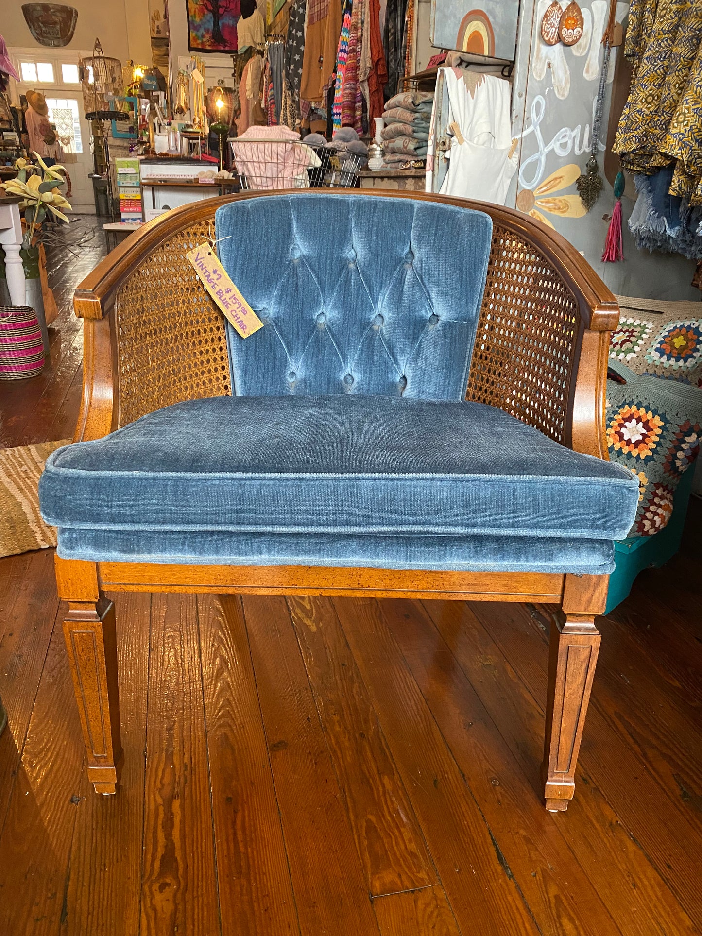 Vintage Blue Chair
