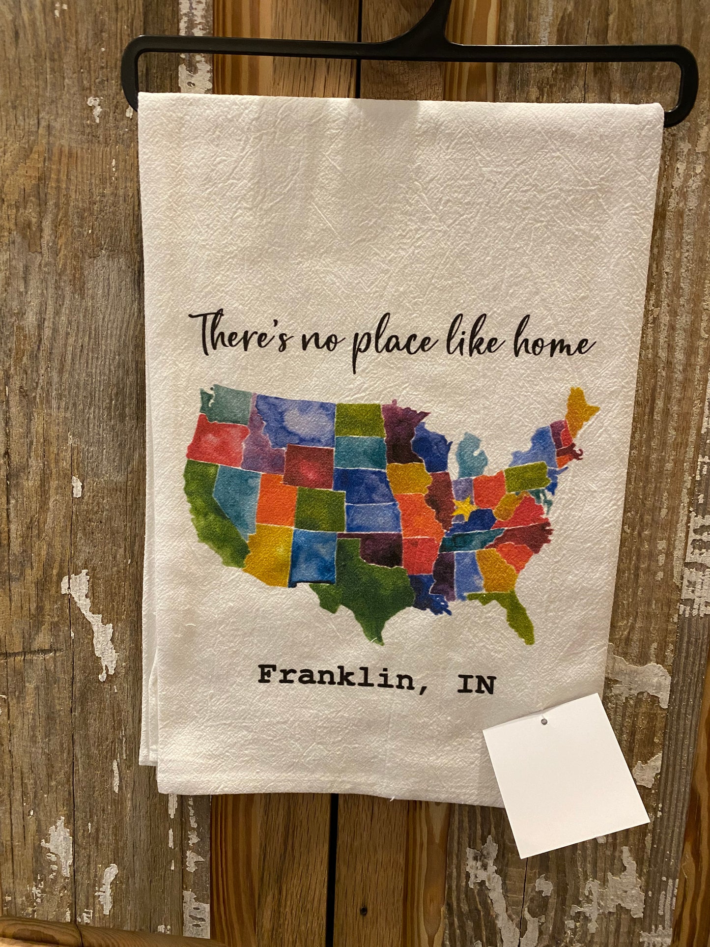 Franklin, Indiana Tea Towel