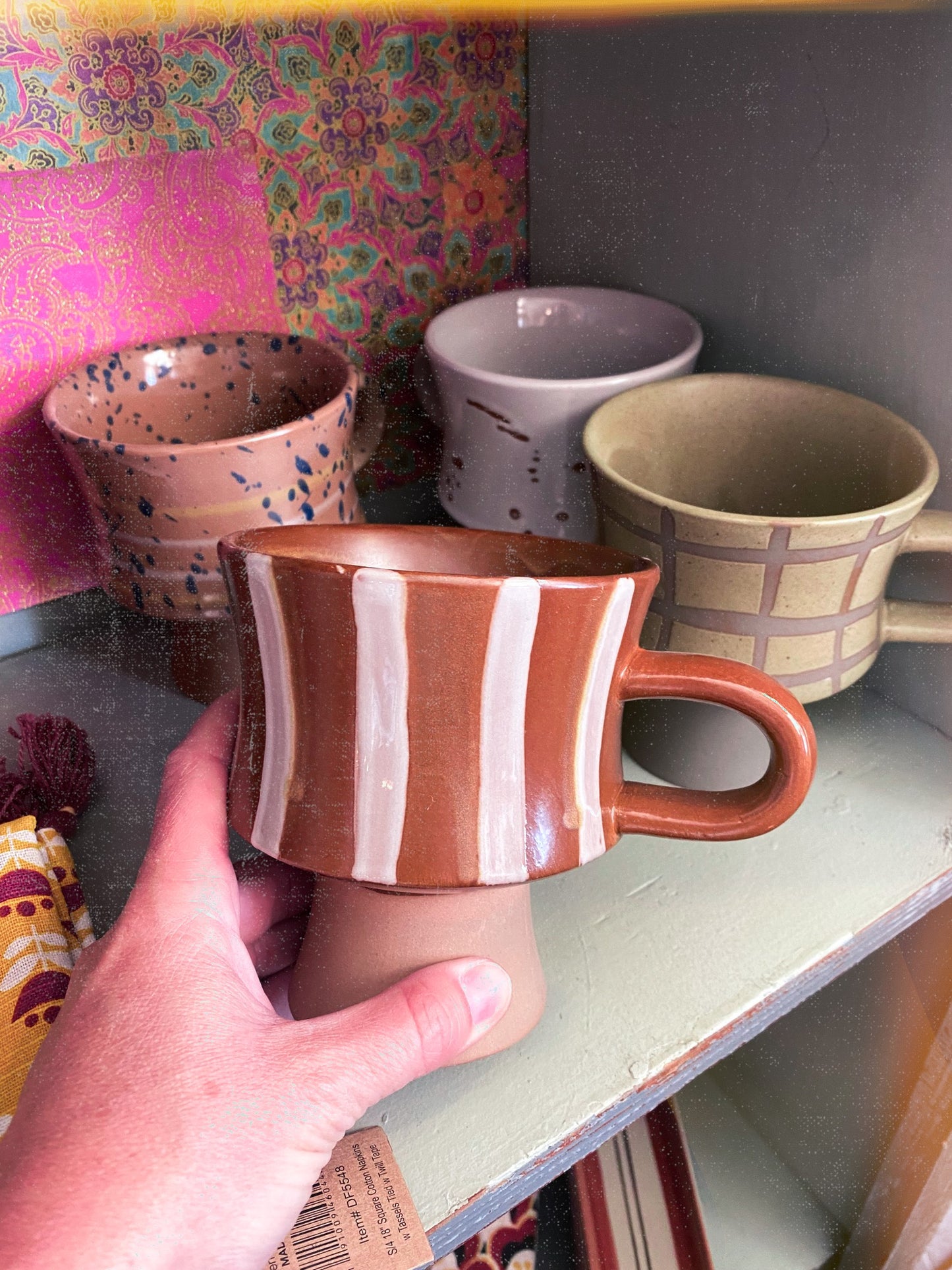 Retro coffee mugs