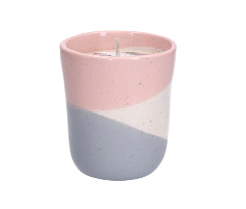 Sweet Grace Candle Grey/Pink