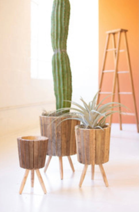 Recycled Wood Planters