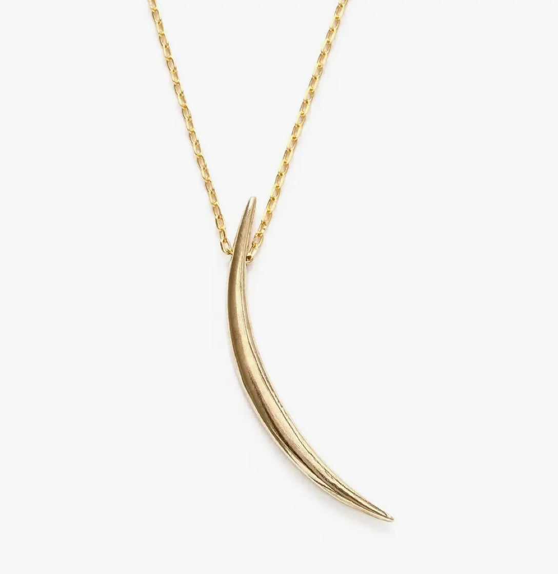 Waning Crescent Necklace - redesign