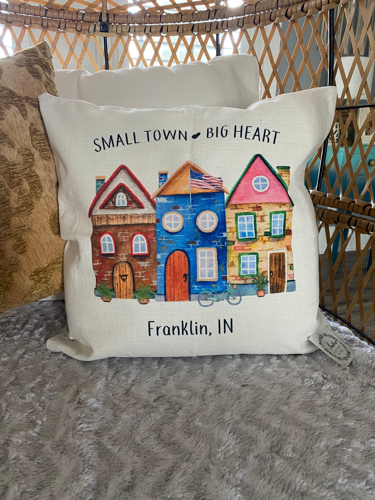 Franklin, Indiana Pillow
